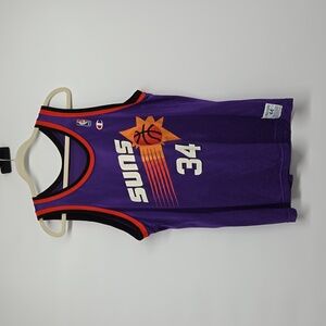 Sun's Barkley Jersey Mesh Sleeveless Men's Purple Orange Large